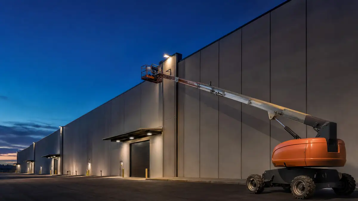 Articulating Boom Lifts jobsite access in Minneapolis
